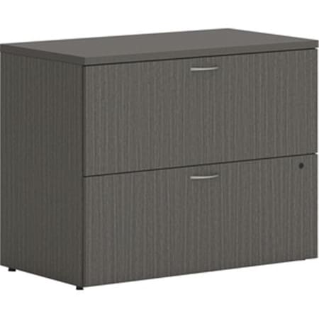 Seatsolutions 36 x 20 x 29 in. 2 x File Drawers Lateral Mod Desk Component - Slate Teak Laminate SE2490607
